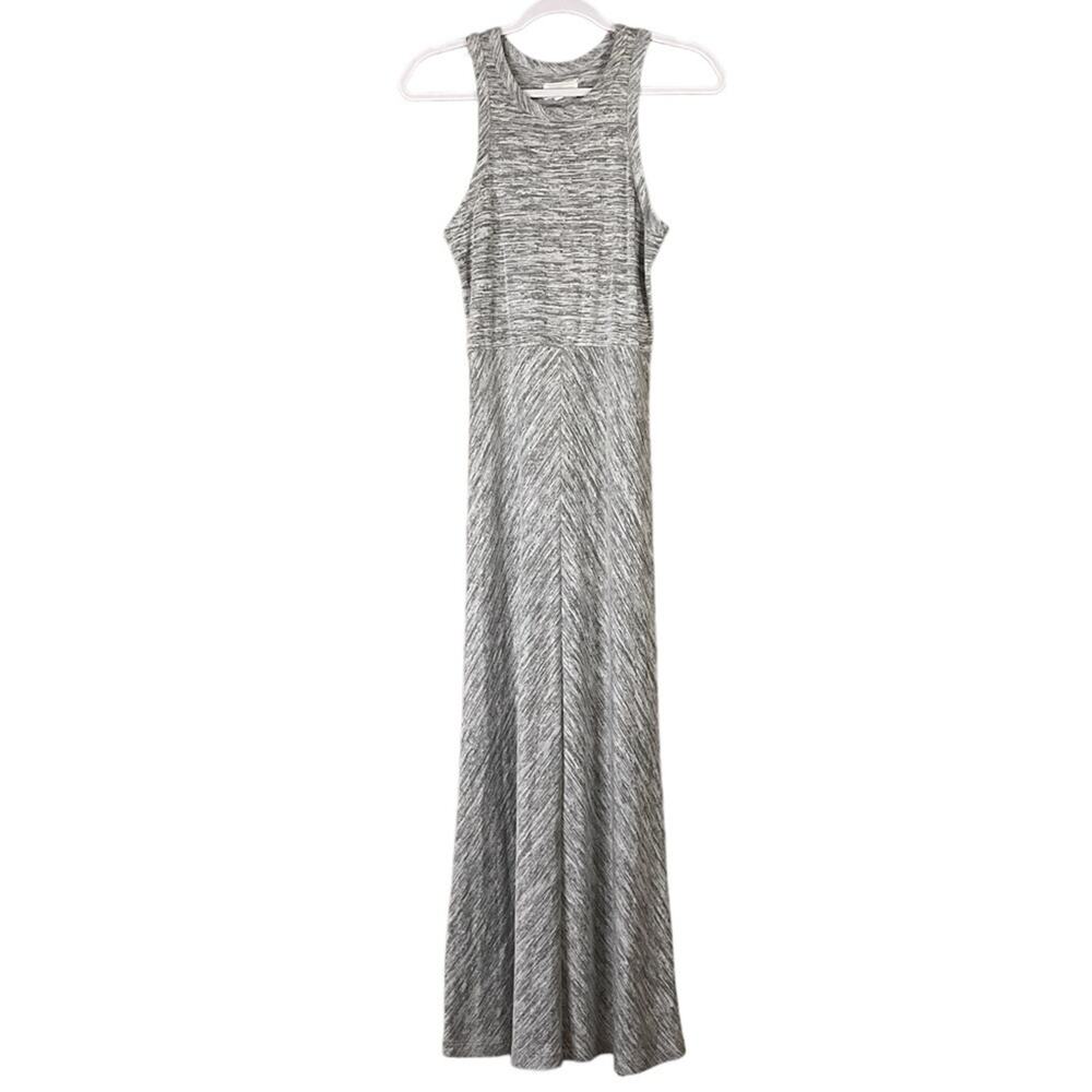 Lou & Grey Heather Gray Sleeveless Racerback Maxi Dress Size XS